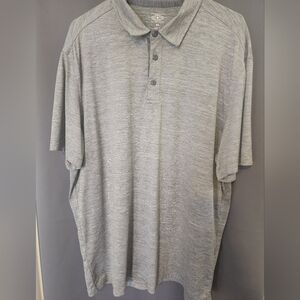 G.H. Bass & Co. Shirt, Men’s Extra Large Light Gray Polo Shirt